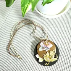 アイシングクッキー❀フラワーネックレス レディース ハンドメイド No.1863