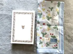 Wedgwood 花柄ハンカチ 日本製