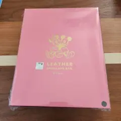 Disney ミッキー ミニー レザーショルダーバッグ　ブラック