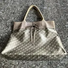 GHERARDINI ゲラルディーニ ソフトシェル×本革 レザー トートバッグ