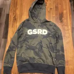 GSRD 迷彩柄 フード付きパーカー
