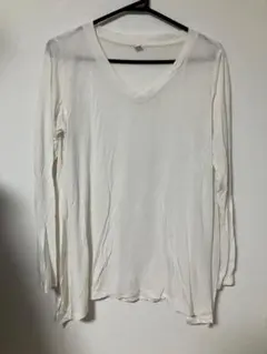 UNIQLO Vネック長袖 Tシャツ Mサイズ 2色セット