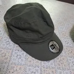 New Era ワークキャップ 7 1/4 オリーブ ブラック