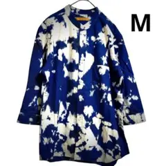 JOURNAL STANDARD 七分袖 リネン混 染めシャツ M