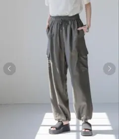 LOWRYSFARM ダブルウエストカーゴパンツ