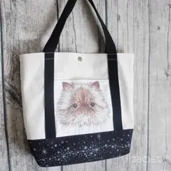 トートバッグ*猫ポケットB