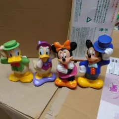 ミッキー ミニー ドナルド デイジー フィギュア 4体セット ノベルティ