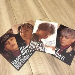 BIGBANG バースデーカード　直筆サインプリント付　非売品