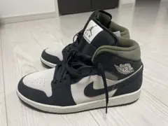 Air Jordan ハイカットスニーカー オリーブ