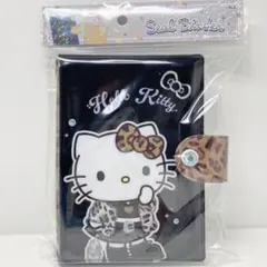 シールバインダー　ハローキティ ヒョウ柄　カミオジャパン　シール帳　クラックス