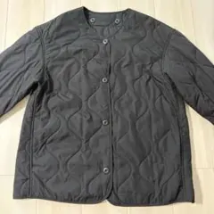GU キルティングジャケット ブラック XL