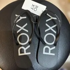 最終新品 ROXY ビーチサンダル ブラック 23cm
