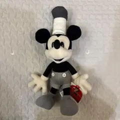 「蒸気船ウィリー」のミッキーマウスぬいぐるみ 約30cm