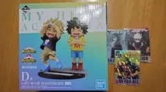 ヒロアカ一番くじ　D賞　いずく・かつきフィギュア＋F賞 カード型アクリルスタンド