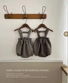 Noeul Suspender bloomers チェック柄80cm
