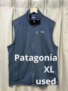 古着 パタゴニア ベターセーター ベスト フリース ネイビー used