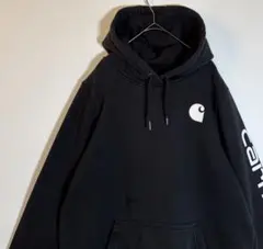 Carhartt カーハート プリントロゴ　アームプリント　裏起毛　パーカー