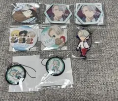 ユーリ!!! on ICE ヴィクトル アクキー 銀盤缶バッジ ラバスト