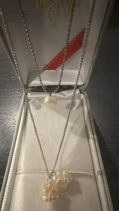 R*様 天然　パール　大粒　真珠ネックレス　セット　箱付き