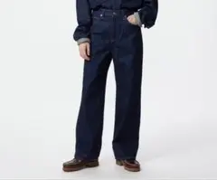 ワイドストレートジーンズ ユニクロ