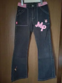 mezzo piano デニム フレアパンツ Mサイズ