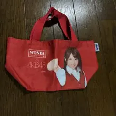 AKB48 ✖︎ WONDA・コラボ・トートバッグ（非売品）【新品未開封・未使用】 WONDA x AKB48 オリジナルミニトートバッグ高橋みなみ - メルカリ
