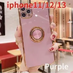iPhone11 12 13ソフト ケース リング付きカバー 韓国 オシャレ