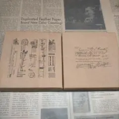 スタンプ アンティーク セット 植物 文字 .*・゜