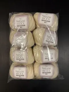 Natural WOOL 極太 毛糸 8玉セット