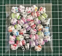 ハローキティ ネイルパーツ メガネ デコパーツ 30個のサムネイル
