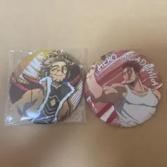 ヒロアカ　缶バッジ　ポスターB ホークス　映画　エンデヴァー