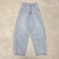 【極美品】STYLEMIXER カーブラインデニム XS ライトブルーのサムネイル
