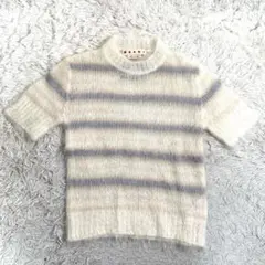 使用わずか マルニ 23年モデル FUZZY WUZZY モヘヤニット Mサイズのサムネイル