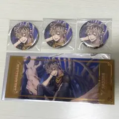 ツイステ 寮服ラギー缶バッジ 箔押 しビッグクリアカードセット AGF