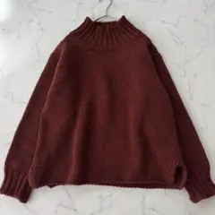MHL. エムエイチエル BRITISH WOOL ニット セーター M 茶色