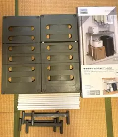 ［美品］クローゼット・押入れフリーラック ハイタイプ(2台入り)