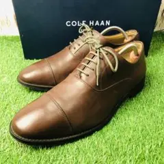 【極美品】COLE HAAN 革靴 ストレートチップ 内羽根 グランドゼロ 8½