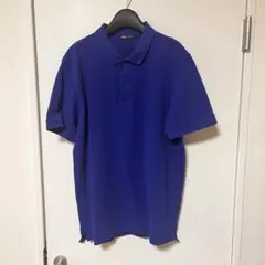 ZARA ブルー半袖ポロシャツ
