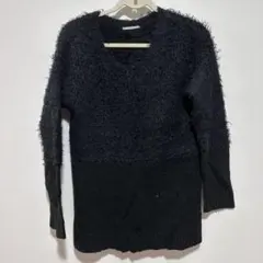 turno jeana ブラック　切り替えニット　秋冬のサムネイル