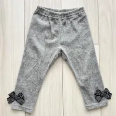 レギンス　リボン付き　80cm　キッズズー　kid's zoo