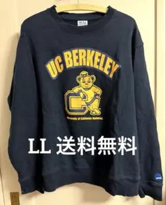 送料無料‼️ アメカジ　トレーナー スウェット　LLサイズ　ネイビー