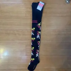 HYSTERIC MINIキッズタイツ黒 キャラクター柄