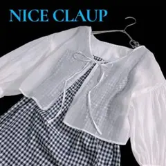 NICE CLAUP ★ナイスクラップクロップドシアーボレロ ボリュームスリーブのサムネイル