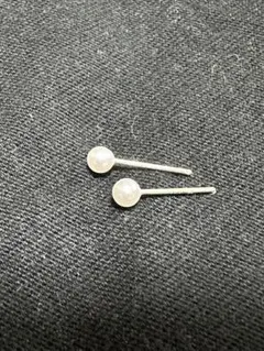 925スターリングシルバー パールピアス
