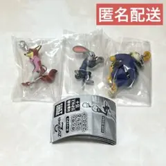 ズートピア2 ゆらゆらつながるマスコット 3種 まとめ売り ガチャガチャ