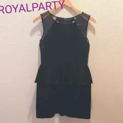 【めっちゃ盛れます】ロイヤルパーティー　ワンピース　黒　Mサイズ　美品