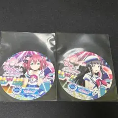 ラブライブサンシャイン Aqours カフェ ダイヤ ルビィ コースター