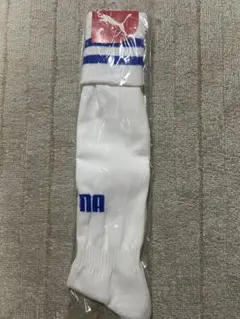 PUMA ⭐️サッカーソックス 24〜27cm ホワイト⭐️日本製のサムネイル