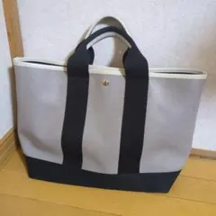最終値下げ　TOPKAPI トートバッグ　グレー　 大きめのサムネイル