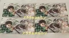鬼滅の刃 竈門炭治郎 鬼舞辻無惨 箔押しステッカーコレクション 4点セット